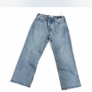 Abercrombie & Fitch Light Blue Baggy Jeans